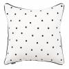 FUNDA DE COJIN BORDADO TOPITOS (negro, 30x50)