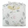 CONJUNTO COLCHA BOUTI ESTAMPADO DE FLORES CON PUNTILLA Y FUNDAS DE COJIN (oro, Cama 090:180x270)
