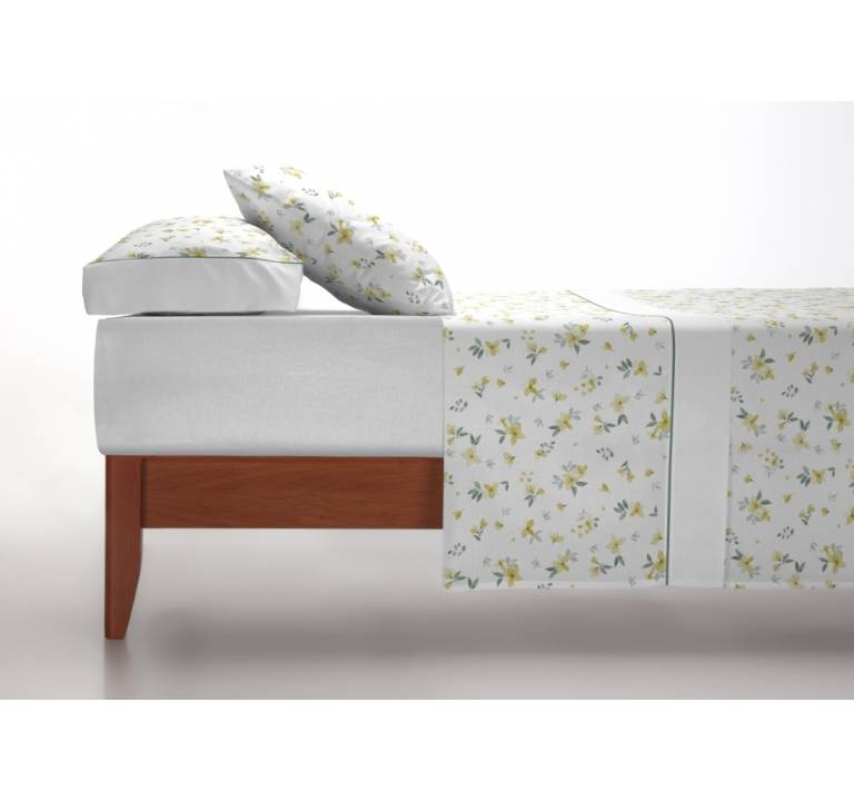 JUEGO SABANAS FLORES LIBERTY 3 PIEZAS