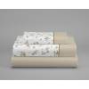 JUEGO SABANAS FLORES LIBERTY 3 PIEZAS (beige, Cama 180:270x270)