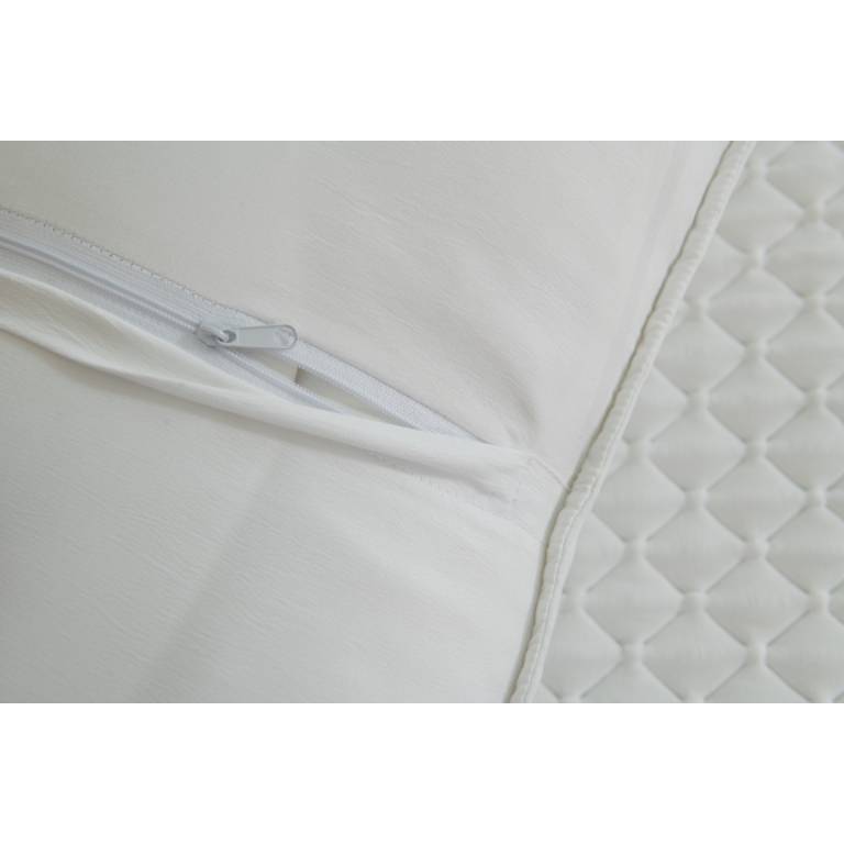 CONJUNTO COLCHA ACOLCHADO GEOMETRICO TACTO SUAVE Y FUNDAS DE COJIN (blanco, Cama 180:280x270)