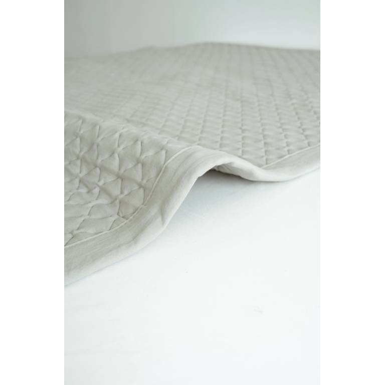 CONJUNTO COLCHA ACOLCHADO GEOMETRICO TACTO SUAVE Y FUNDAS DE COJIN (verde, Cama 090:180x270)