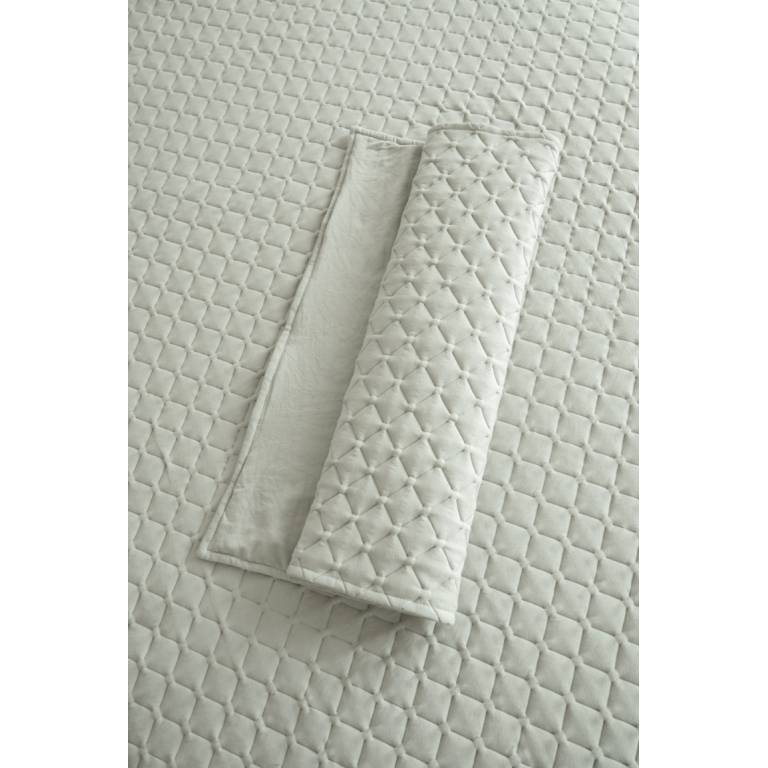 CONJUNTO COLCHA ACOLCHADO GEOMETRICO TACTO SUAVE Y FUNDAS DE COJIN (verde, Cama 200:300x270)