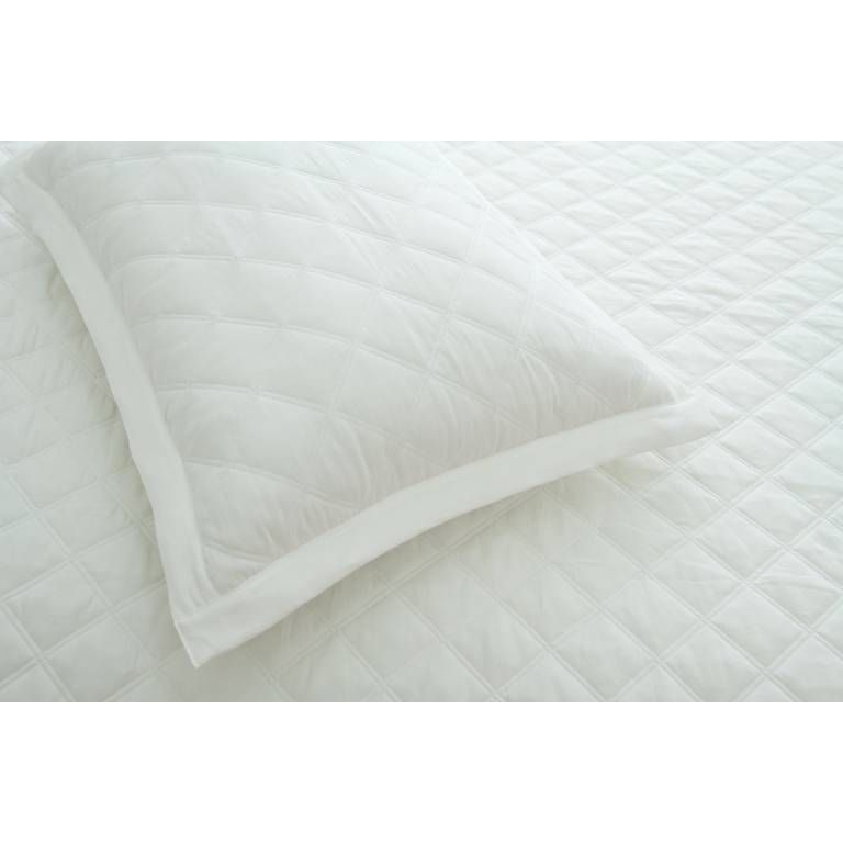 CONJUNTO COLCHA TACTO EXTRA SUAVE Y FUNDAS DE COJIN (blanco, Cama 135:235x270)