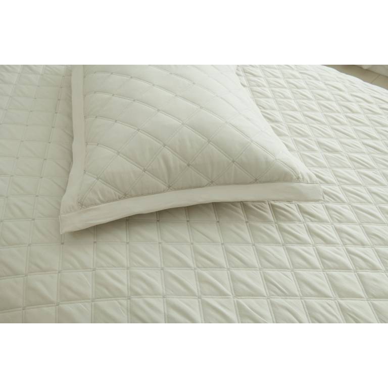 CONJUNTO COLCHA TACTO EXTRA SUAVE Y FUNDAS DE COJIN (natural, Cama 135:235x270)