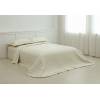 CONJUNTO COLCHA TACTO EXTRA SUAVE Y FUNDAS DE COJIN (natural, Cama 135:235x270)