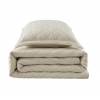 CONJUNTO COLCHA TACTO EXTRA SUAVE Y FUNDAS DE COJIN (natural, Cama 135:235x270)