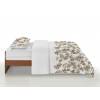 CONJUNTO COLCHA BOUTI ESTAMPADO TROPICAL Y FUNDAS DE COJIN (verde, Cama 135:235x270)