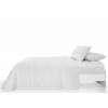 CONJUNTO COLCHA BORDADA TACTO SUAVE Y FUNDAS DE COJIN (blanco, Cama 135:235x270)