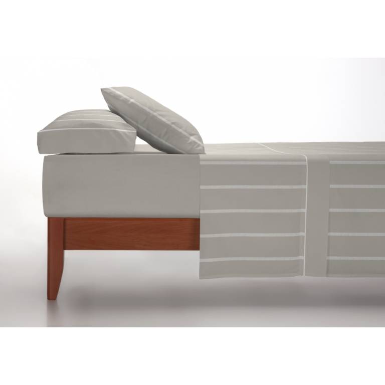 JUEGO SABANAS RAYAS 3 PIEZAS beige
