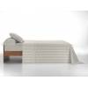 JUEGO SABANAS RAYAS 3 PIEZAS (beige, Cama 200:280x270)