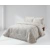 CONJUNTO EDREDON ESTAMPADO TOILE DE JOUY CON VOLANTE (beige, Cama 105:200x270)