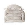 CONJUNTO EDREDON ESTAMPADO TOILE DE JOUY CON VOLANTE (beige, Cama 105:200x270)