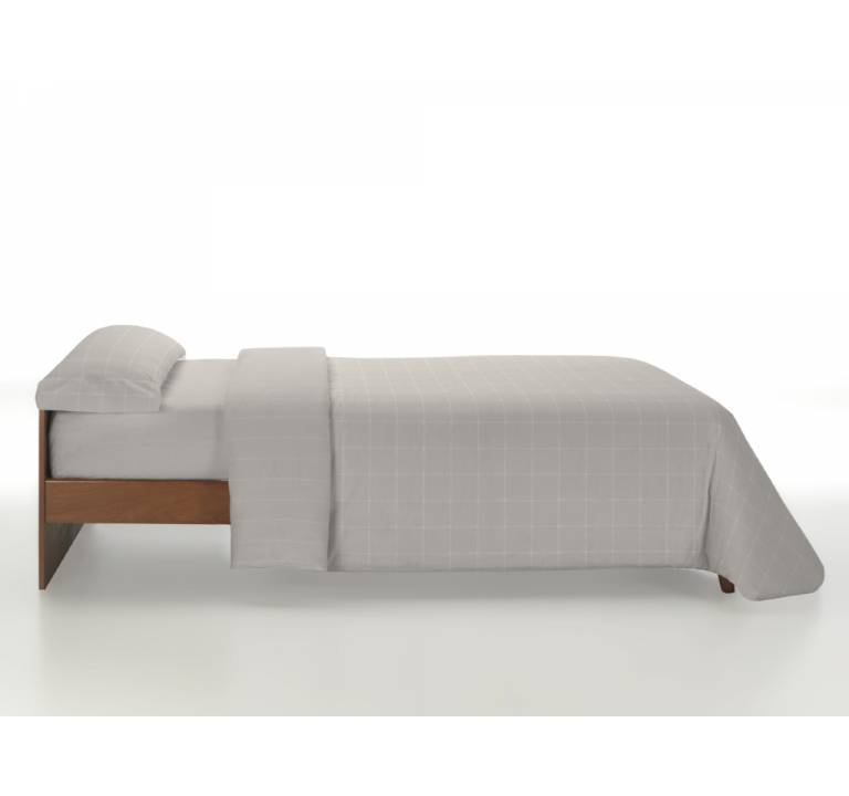 JUEGO FUNDA NORDICA FRANELA REVERSIBLE 100 ALGODON