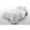 CONJUNTO EDREDON BORDADO DE RAMAS BORDADAS EN RELIEVE (blanco, Cama 135:235x270)