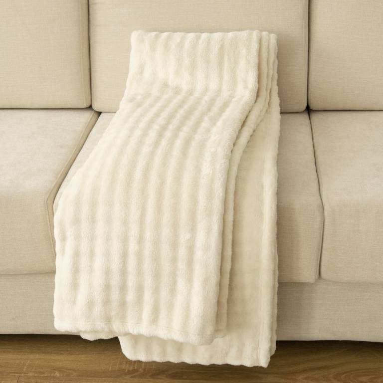 MANTA TEXTURA TACTO SUAVE (natural, 140x200)