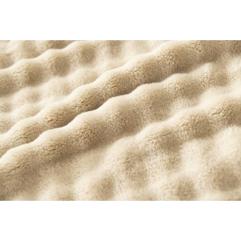 MANTA TEXTURA TACTO SUAVE (beige, 140x200)