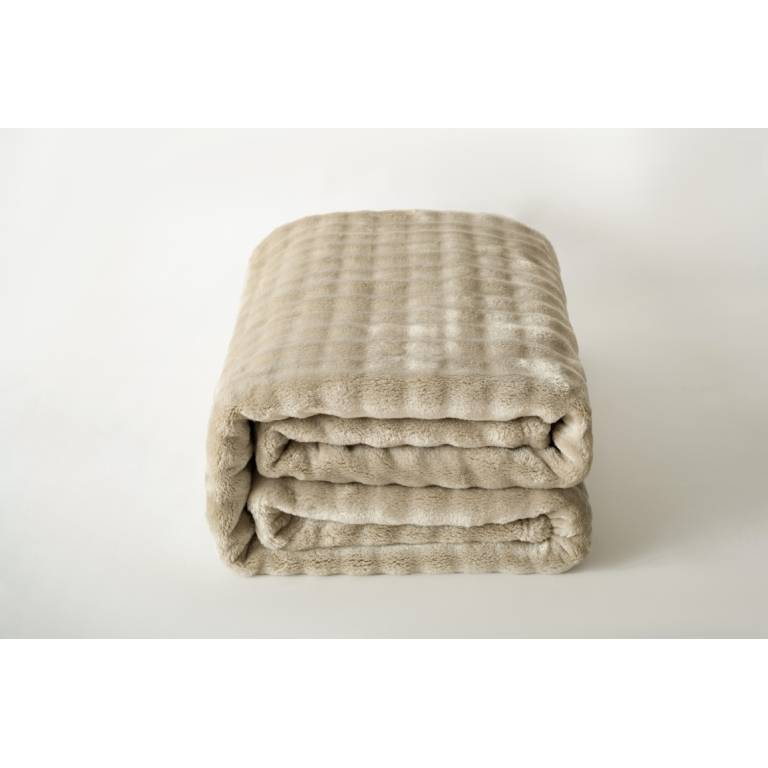 MANTA TEXTURA TACTO SUAVE (gris, 140x200)