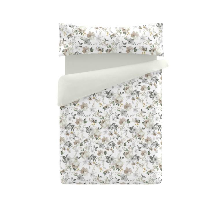 JUEGO FUNDA NÓRDICA ESTAMPADO FLORES (beige, Cama 150:240x270)