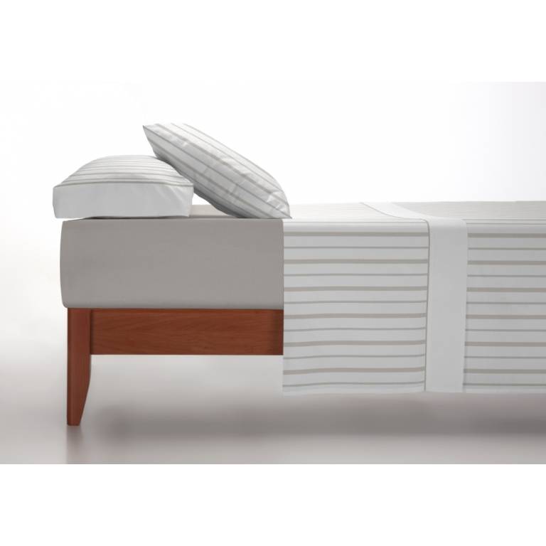 JUEGO SABANAS RAYAS 3 PIEZAS beige
