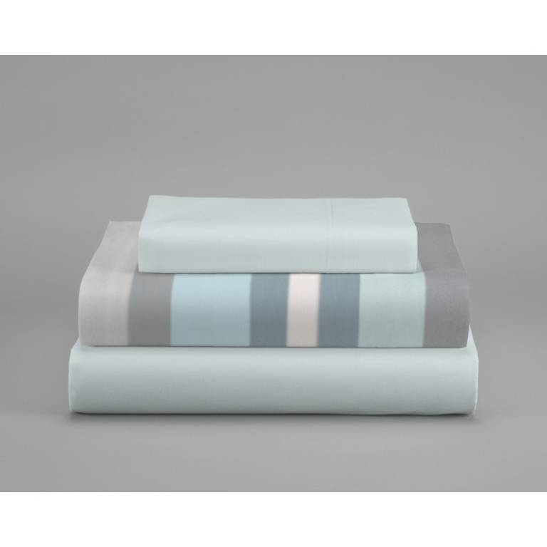 JUEGO FUNDA NORDICA ESTAMPADO RAYAS (azul, Cama 150:240x270)