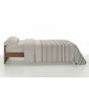 JUEGO FUNDA NORDICA ESTAMPADO RAYAS (beige, Cama 90:155x270)