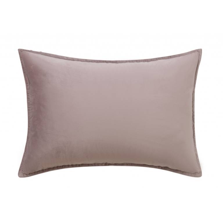 FUNDA DE COJÍN LISO CON PESTAÑITA (rosa, 50x50)