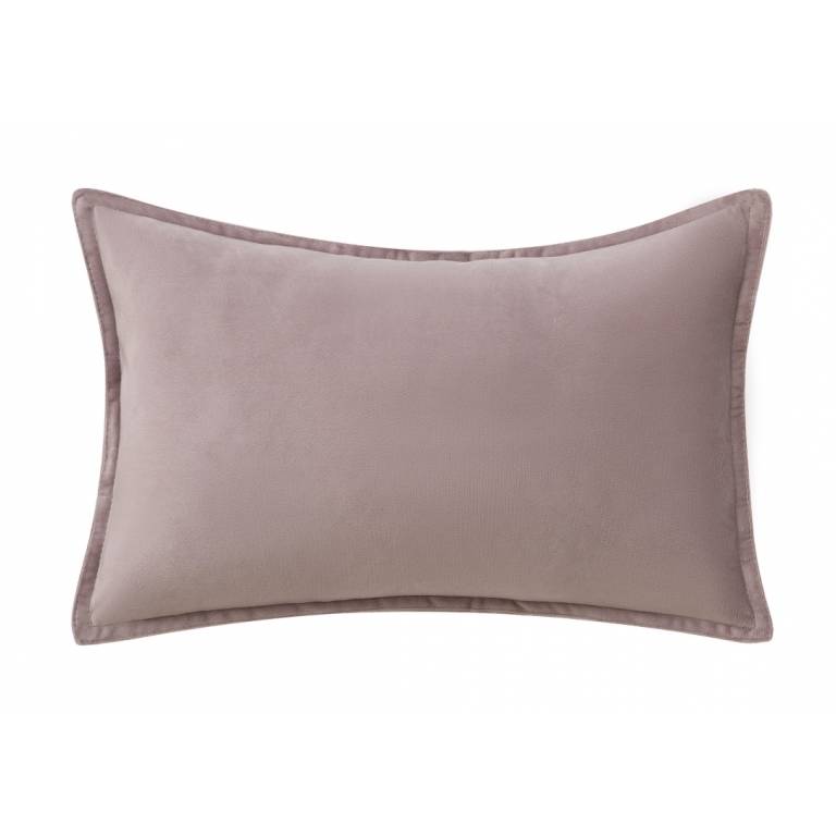 FUNDA DE COJÍN LISO CON PESTAÑITA (rosa, 50x50)