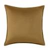 FUNDA DE COJÍN LISO CON PESTAÑITA (oro, 50x50)