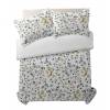 CONJUNTO COLCHA BOUTI ESTAMPADO DE FLORES Y FUNDAS DE COJÍN (azul, Cama 135:235x270)