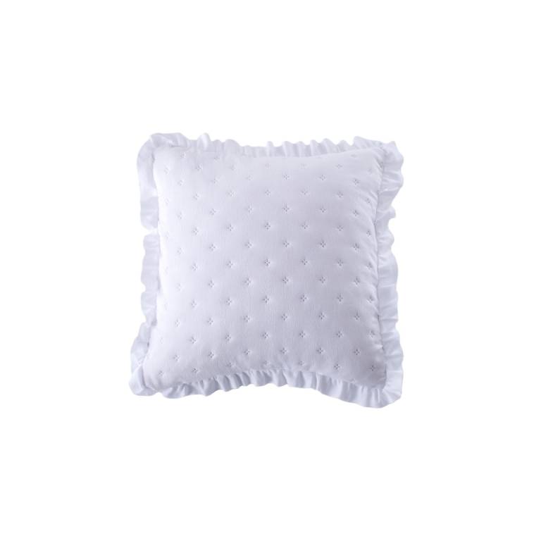 FUNDA DE COJÍN TACTO SUAVE blanco