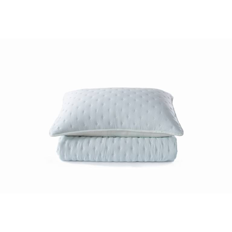 CONJUNTO COLCHA TACTO SUAVE Y FUNDAS DE COJÍN (verde, Cama 090:180x270)