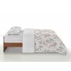 CONJUNTO COLCHA BOUTI ESTAMPADO DE FLORES Y FUNDAS DE COJÍN (nude, Cama 135:235x270)