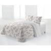 CONJUNTO COLCHA BOUTI ESTAMPADO DE FLORES Y FUNDAS DE COJÍN (nude, Cama 135:235x270)