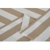 MANTEL HILO TINTADO RAYAS (beige, 140x250)