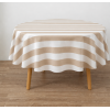 MANTEL HILO TINTADO RAYAS (beige, 140x200)