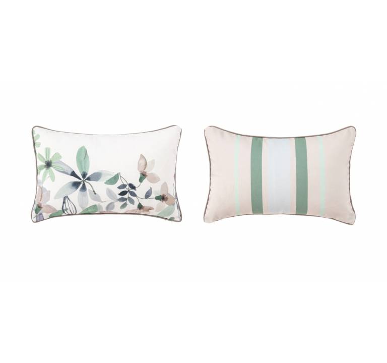 FUNDA DE COJÍN ESTAMPADO FLORAL