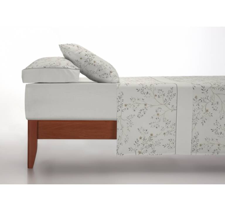 JUEGO SÁBANAS FLORES 3 PIEZAS