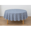 MANTEL HILO TINTADO CUADRO VICHY (azul, 140x200)