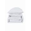 CONJUNTO COLCHA BORDADA TACTO SUAVE Y FUNDAS DE COJÍN (blanco, Cama 200:300x270)