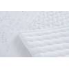 CONJUNTO COLCHA BORDADA TACTO SUAVE Y FUNDAS DE COJÍN (blanco, Cama 200:300x270)