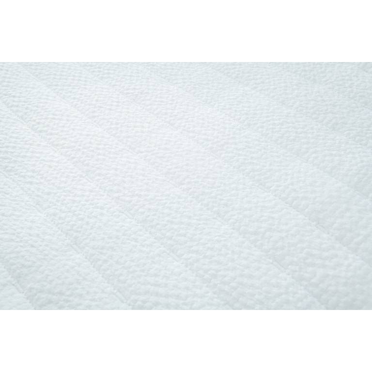 CONJUNTO COLCHA BORDADA TACTO SUAVE Y FUNDAS DE COJÍN (blanco, Cama 090:180x270)