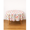 MANTEL ESTAMPADO FLORES (oro, 140x200)