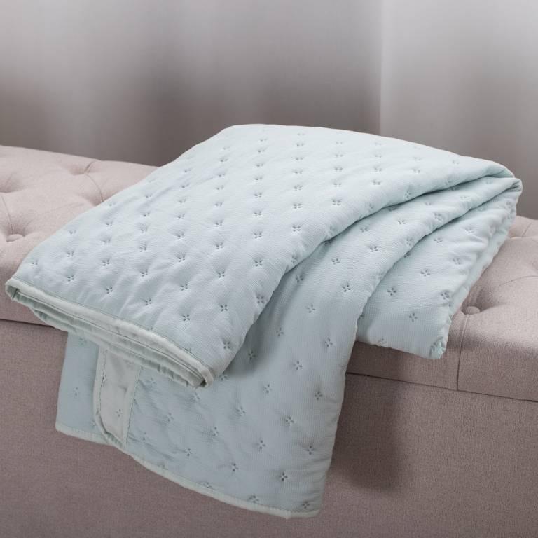 MANTITA DE SOFÁ TACTO SUAVE verde