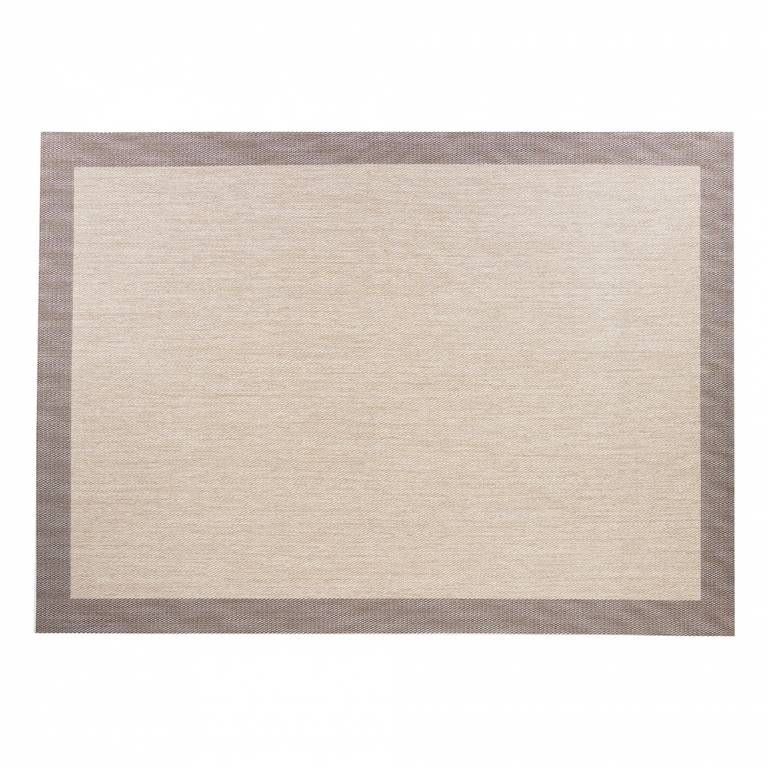 ALFOMBRA VINILO CON CENEFA (natural, 60x120)