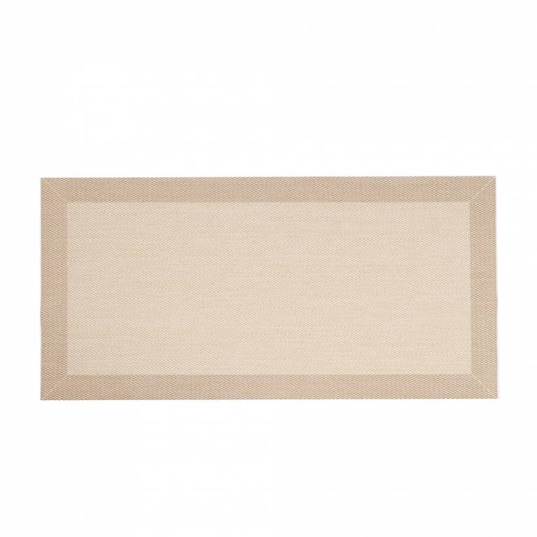 ALFOMBRA VINILO CON CENEFA (beige, 60x120)