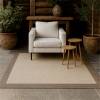 ALFOMBRA VINILO CON CENEFA (natural, 60x120)