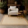 ALFOMBRA VINILO CON CENEFA (beige, 60x120)