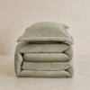 EDREDÓN JACQUARD CORALINA SHERPA CON FUNDAS DE COJÍN (verde, Cama 150:250x270)
