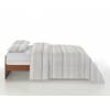 CONJUNTO EDREDON ESTAMPADO RAYAS (beige, Cama 105:200x270)